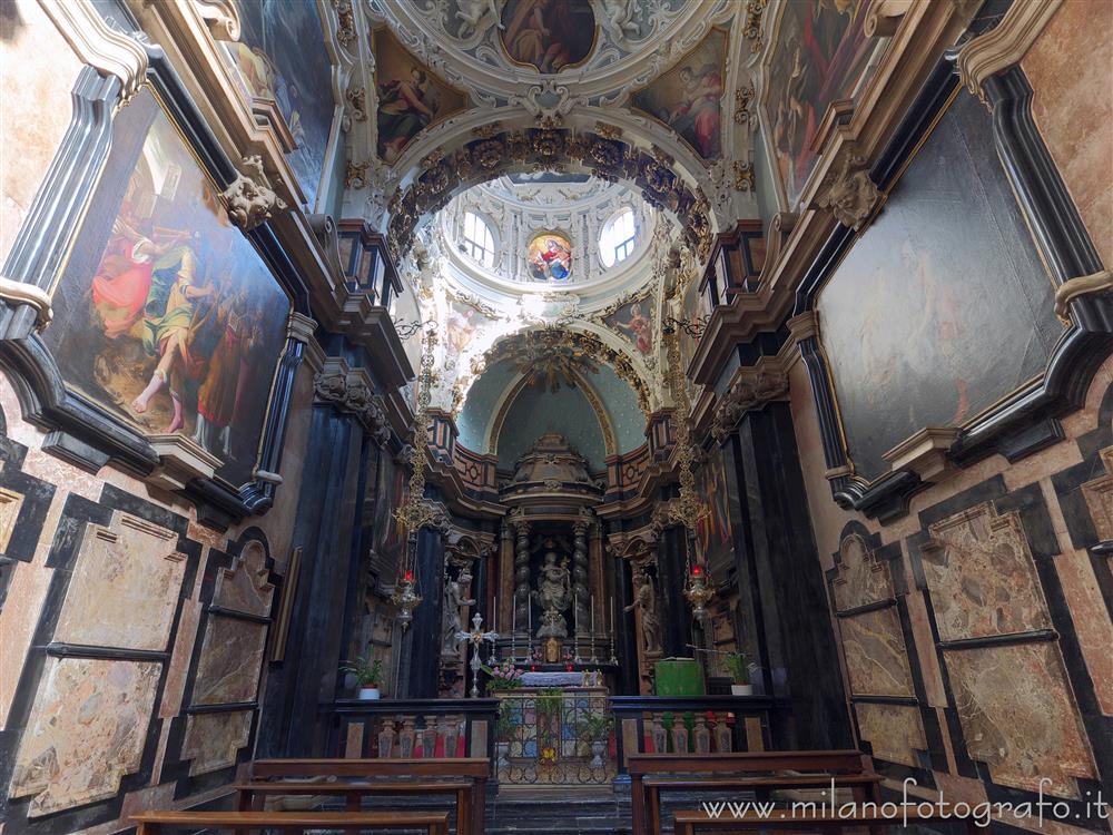Milan (Italy) - Inside the Chapel of the Carmine Virgin in the Church of Santa Maria del Carmine